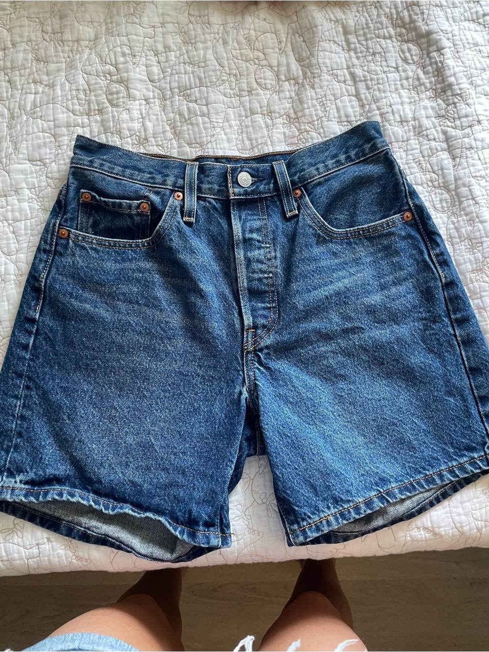 Levi’s Classic High-Rise Denim Shorts - Blue